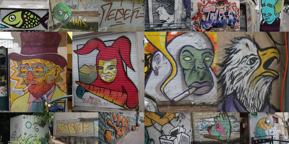 graffiti tour haifa 2016 collage